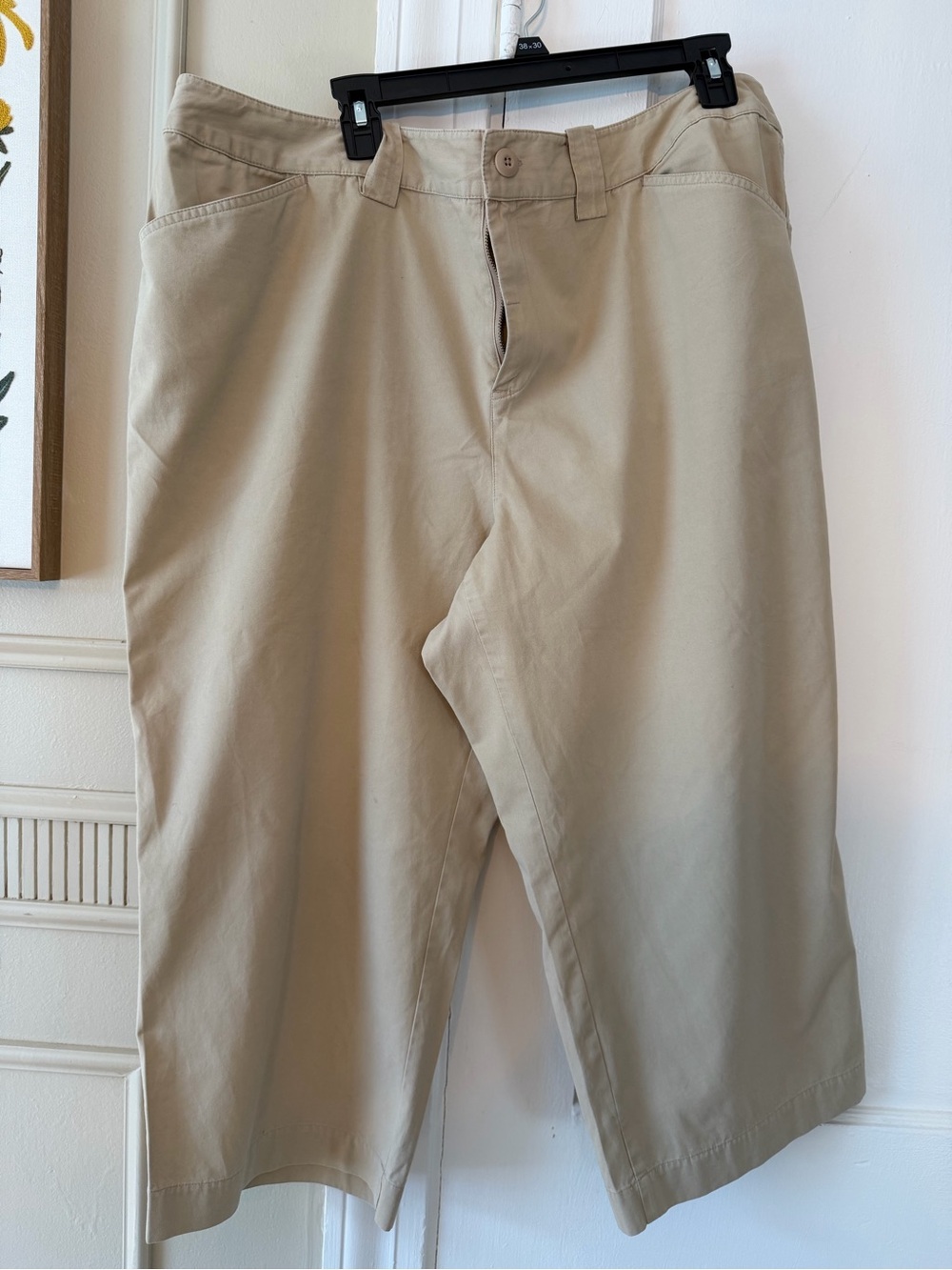 Context Men's Khaki Flat Front Shorts